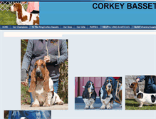 Tablet Screenshot of corkeykennels.net